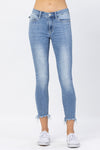NEW Judy Blue Bleach Splash Shark Bite Skinny
