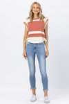 NEW Judy Blue Bleach Splash Shark Bite Skinny