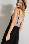 NEW Open Back Knit Overall