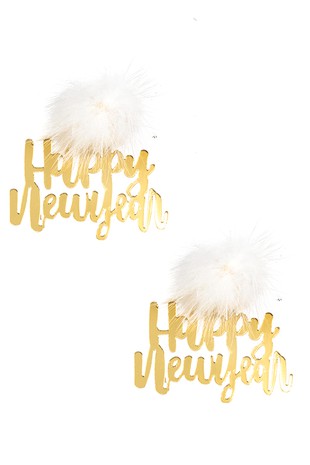 Happy New Year Earing