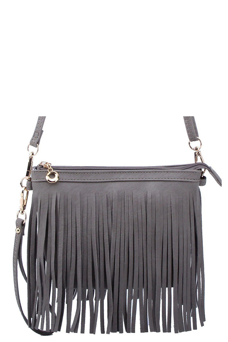 NEW Western Fringe Clutch Cross Body Bag - 16 Colors!