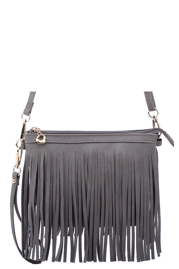 NEW Western Fringe Clutch Cross Body Bag - 16 Colors!