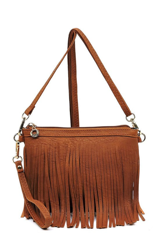 NEW Western Fringe Clutch Cross Body Bag - 16 Colors!