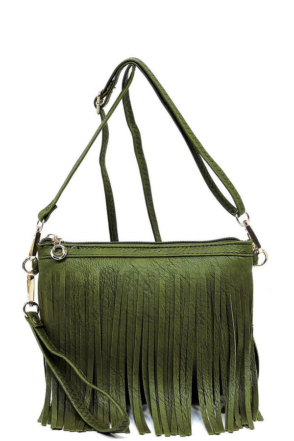 NEW Western Fringe Clutch Cross Body Bag - 16 Colors!