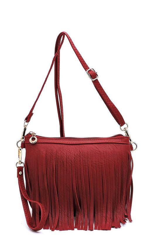 NEW Western Fringe Clutch Cross Body Bag - 16 Colors!
