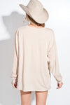 Cactus Aztec tri-blend oversized top