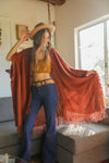 Rust Boho Fall Kimono