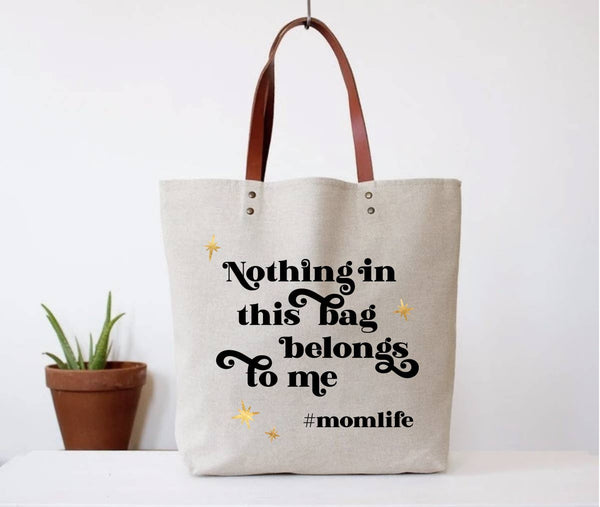 Gifts: Hashtag Mom Life Tote Bag
