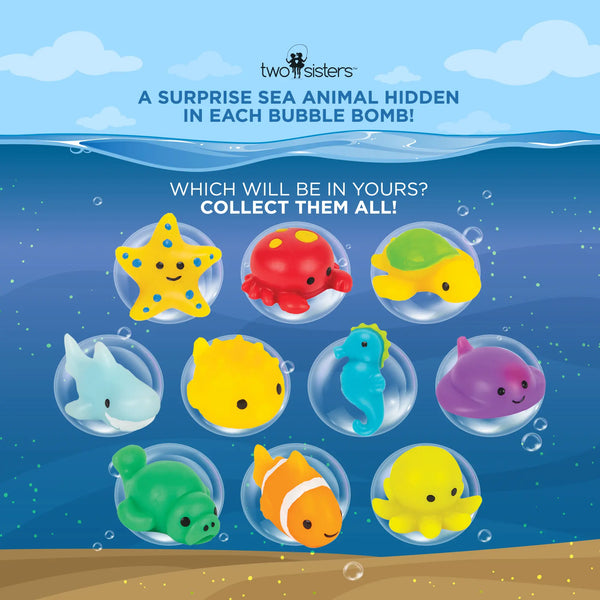 Sea Animal Surprise Bubble Bath Bomb with Kids Toy