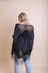 Crochet Medallion Tassel Kimono - 5 Colors
