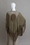 Crochet Medallion Tassel Kimono - 5 Colors