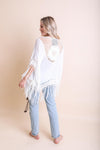Crochet Medallion Tassel Kimono - 5 Colors