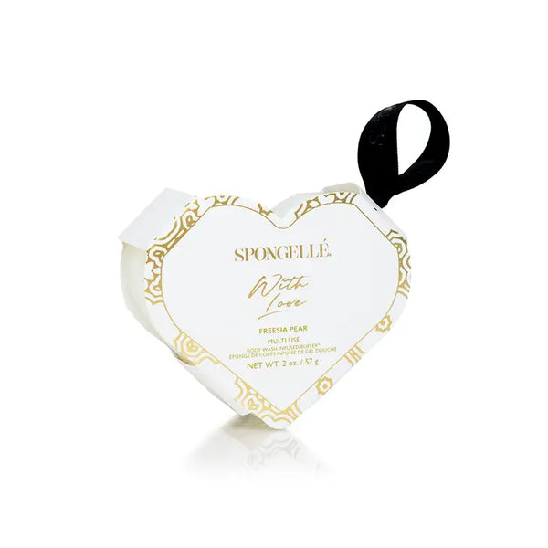 Spongelle With Love Heart Buffer | Freesia Pear