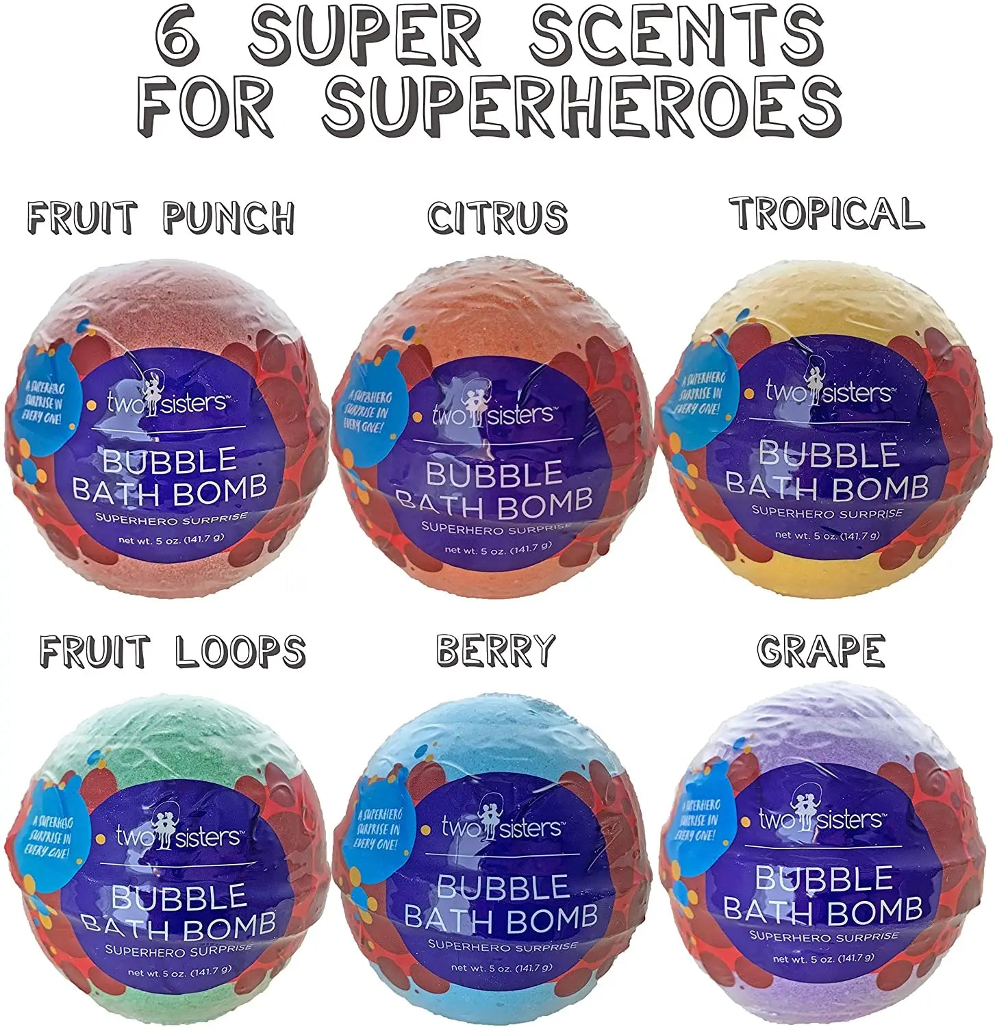 Superhero Surprise Bubble Bath Bombs