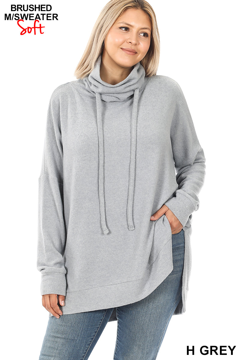 SALE Cozy Tunic Sweater - 4 Colors Curvy