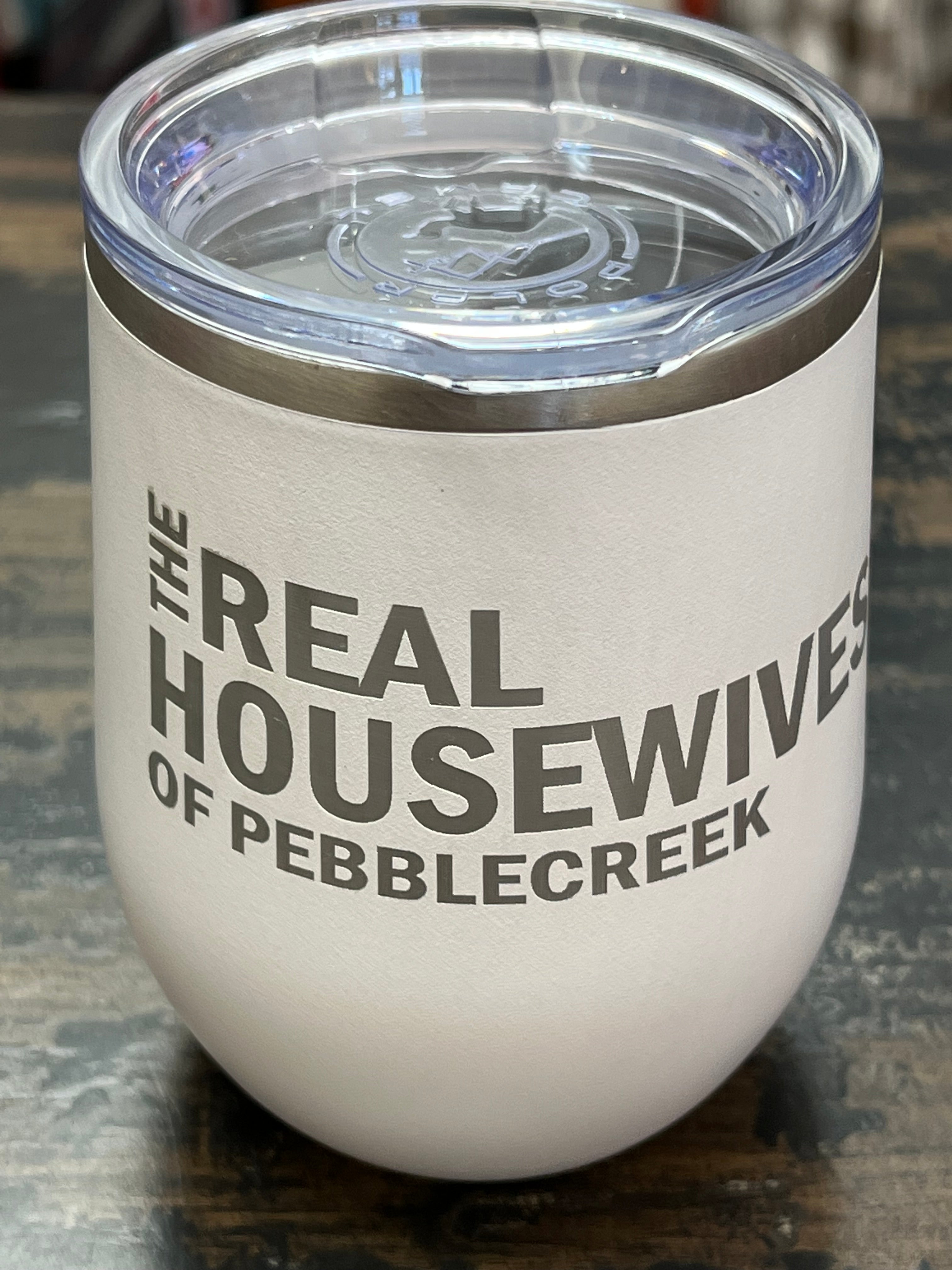 Real Housewives of PEBBLECREEK Polar Camel Wine Tumbler - 3 Colors
