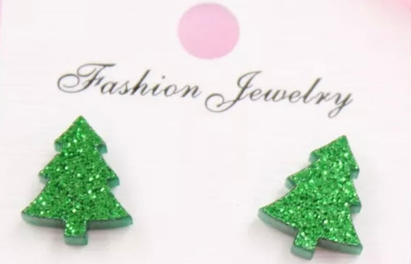 HOLIDAY Christmas Tree Stud Earrings
