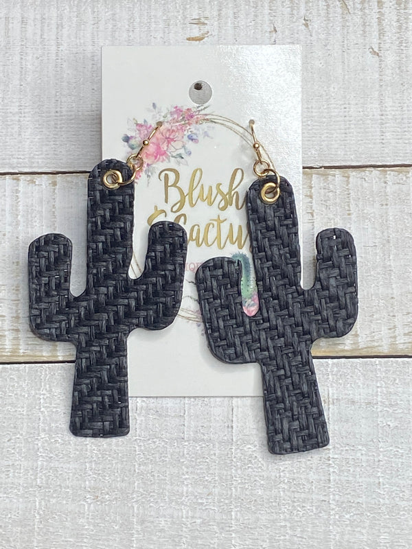NEW weaved Cactus Earring - 2 Colors