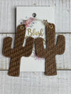 NEW weaved Cactus Earring - 2 Colors