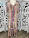Boho Short Sleeve Maxi Dress