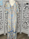 Boho Short Sleeve Maxi Dress