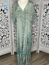 Boho Short Sleeve Maxi Dress
