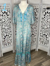Boho Short Sleeve Maxi Dress