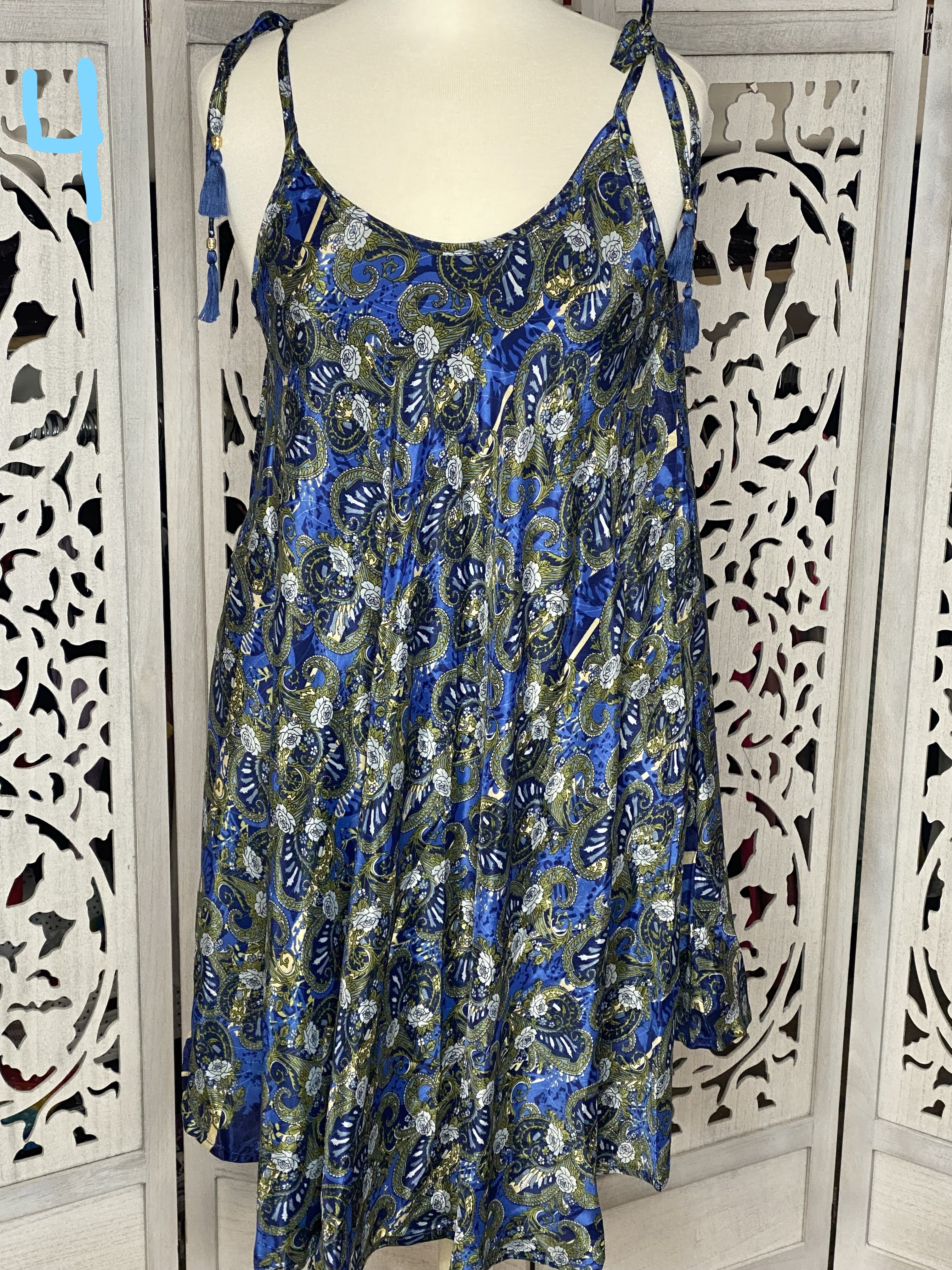 Tie Strap Dress - Multiple Prints