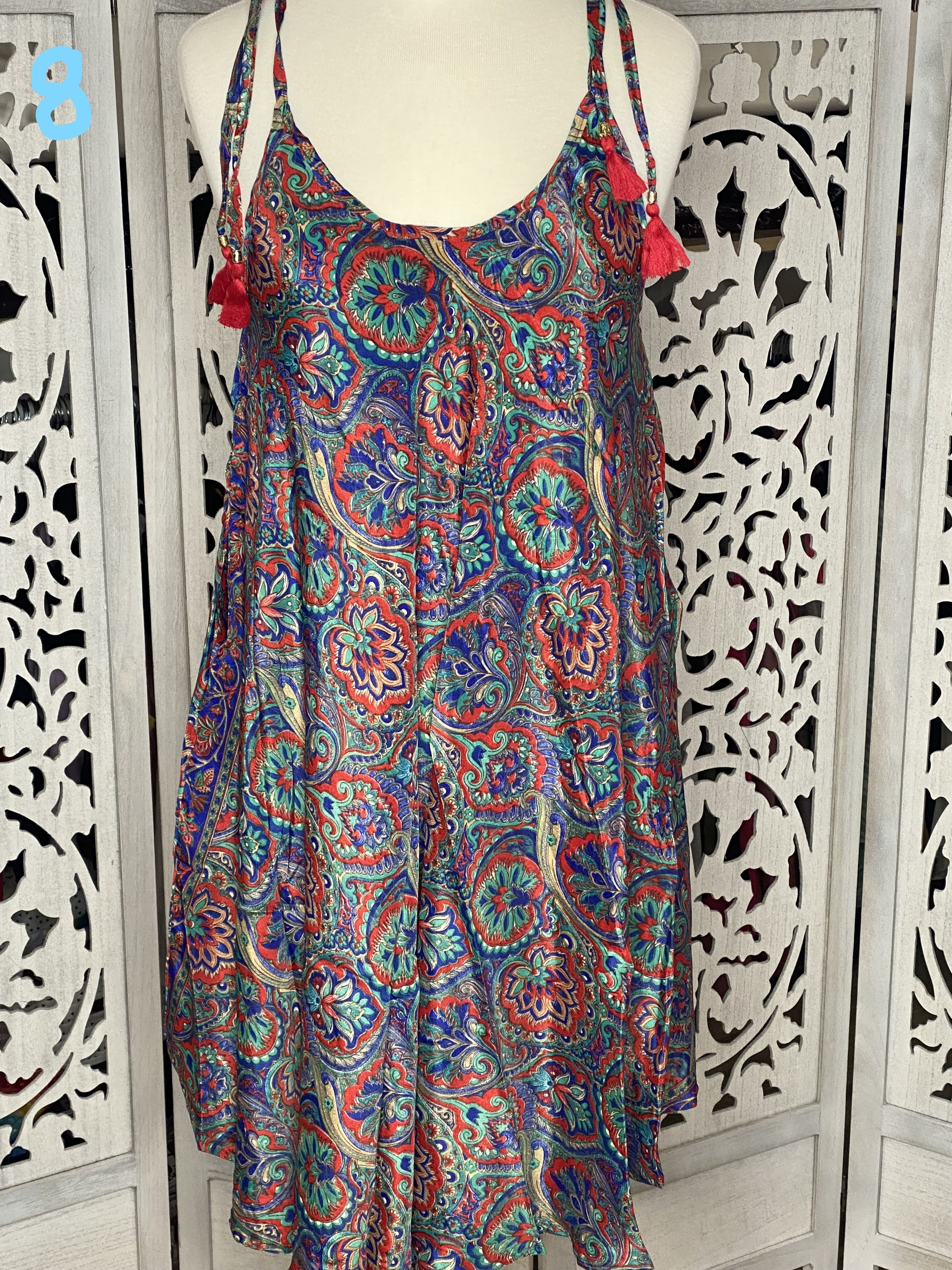 Tie Strap Dress - Multiple Prints