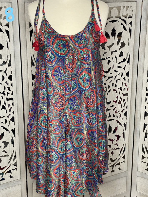 Tie Strap Dress - Multiple Prints