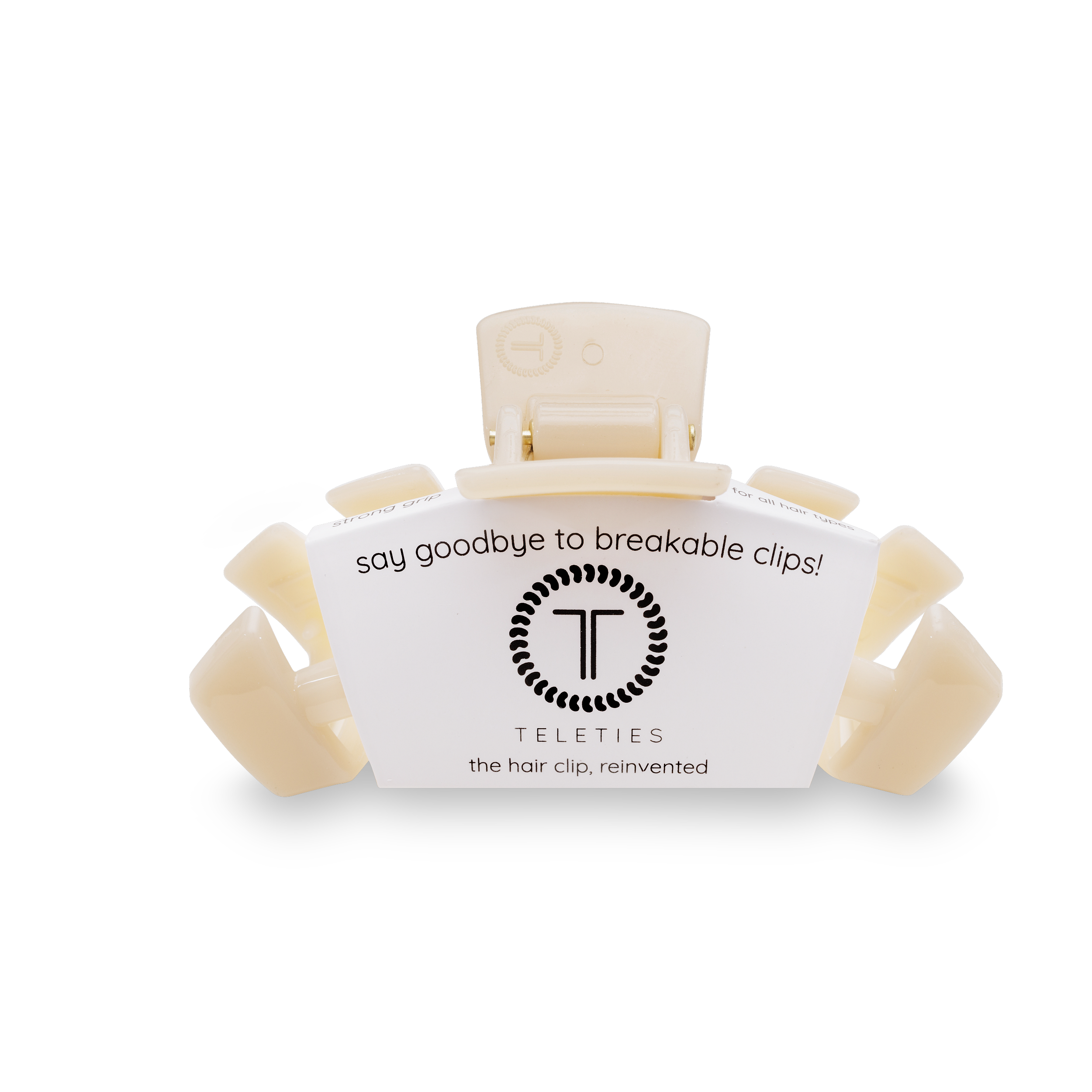 NEW Almond Beige Medium Hair Clip