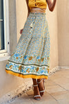 NEW Floral Boarder Maxi Skirt