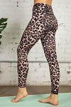 Brown Leopard Full Length Leggings