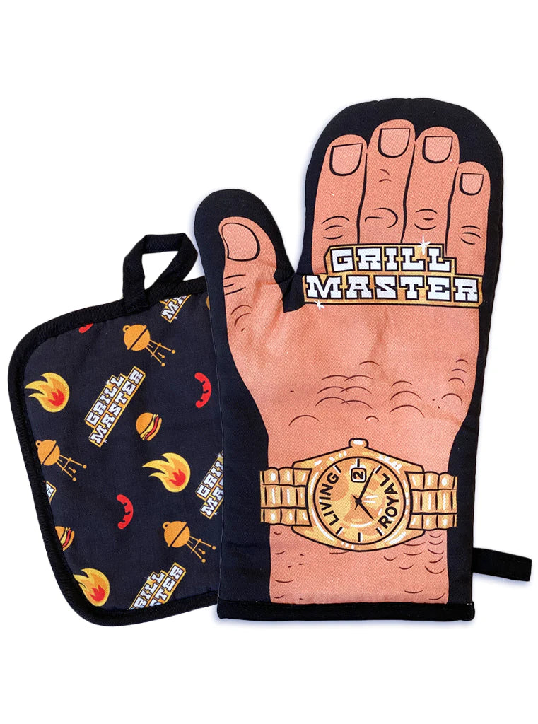 Grill Master Oven Mitt and Potholder