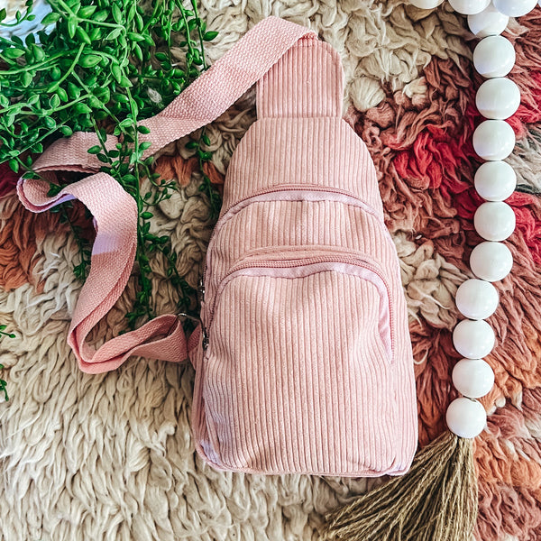 Corded Crossbody Bag - 7 colors