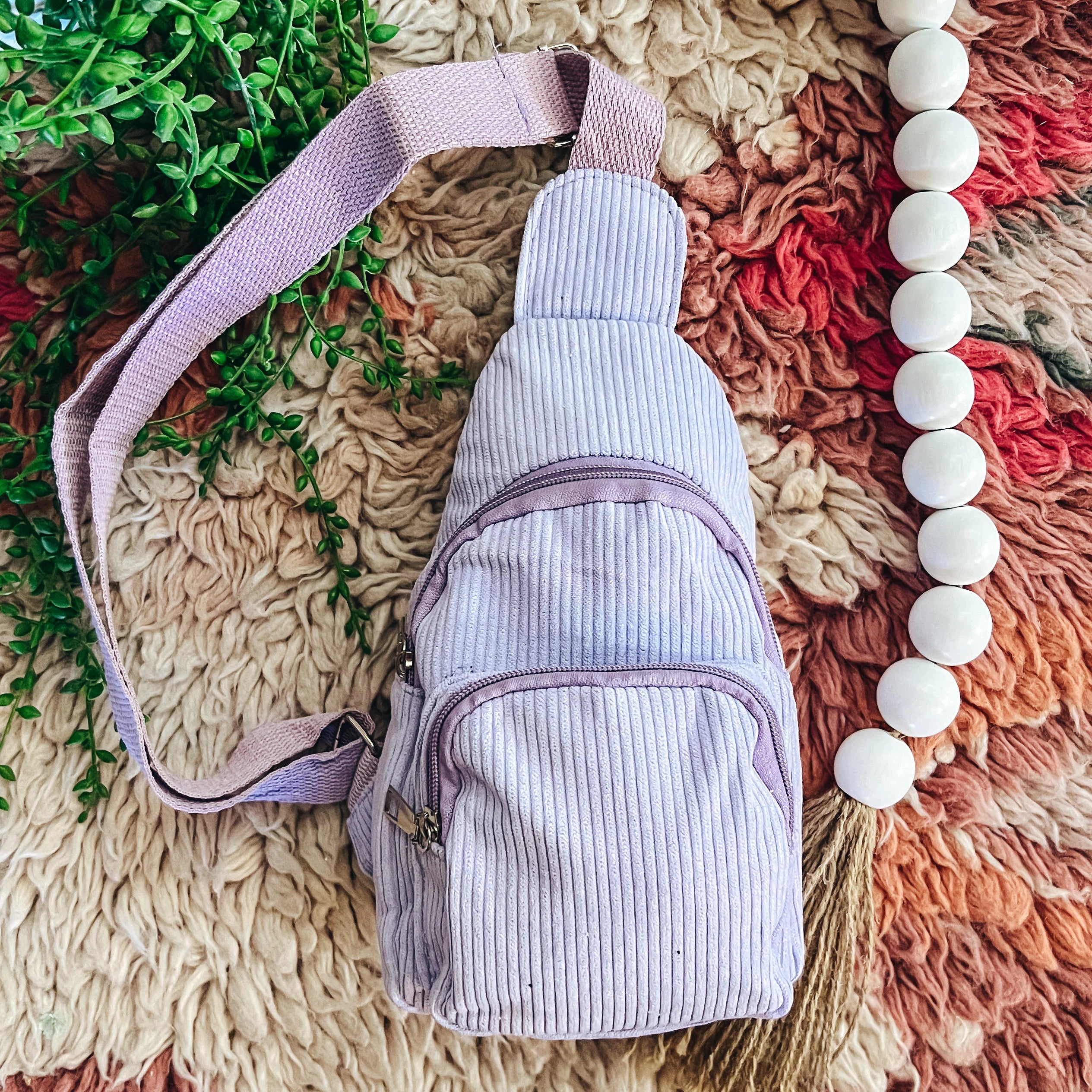 Corded Crossbody Bag - 7 colors