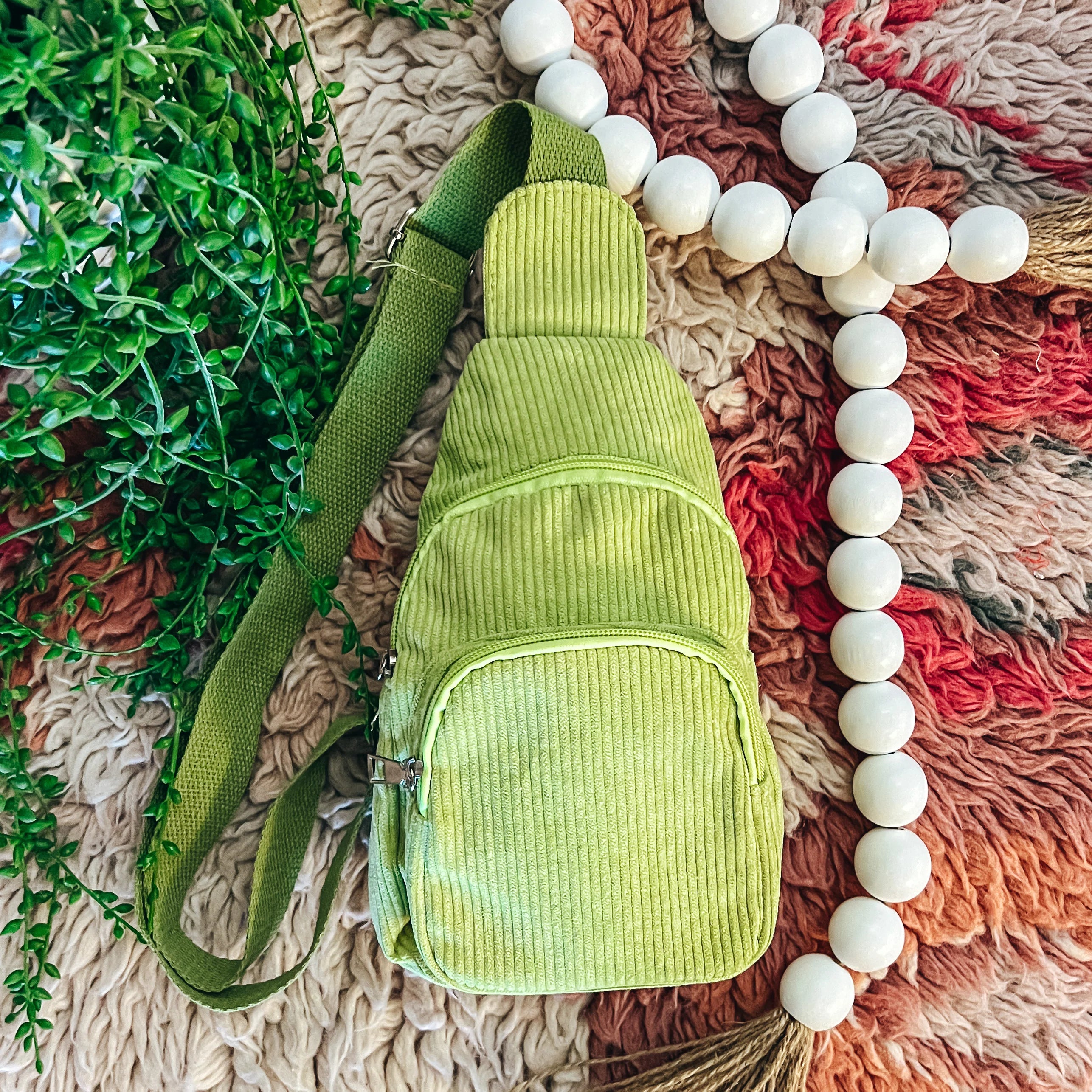 Corded Crossbody Bag - 7 colors