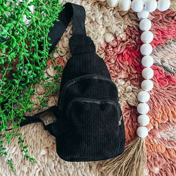 Corded Crossbody Bag - 7 colors