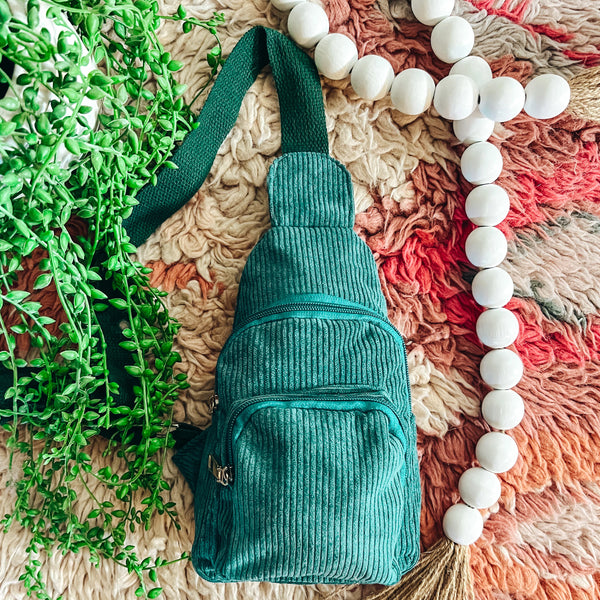 Corded Crossbody Bag - 7 colors