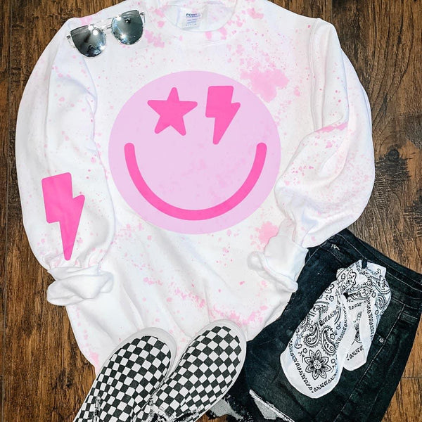Pink Smile Sweatshirt