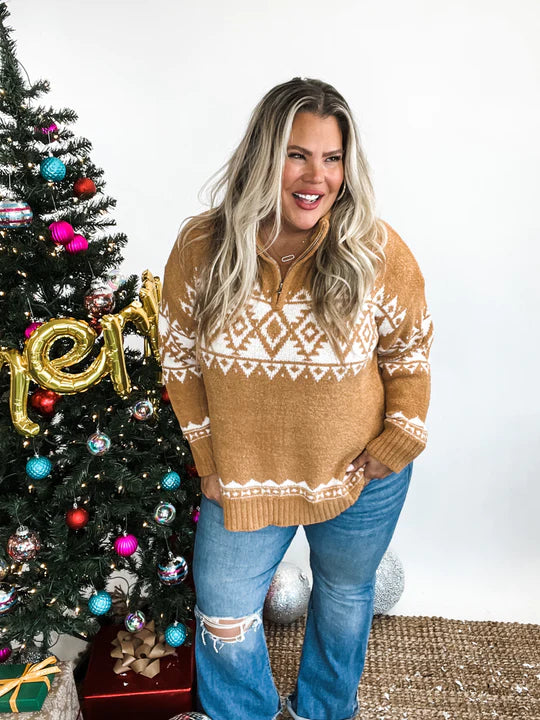 Winter Aztec Pullover