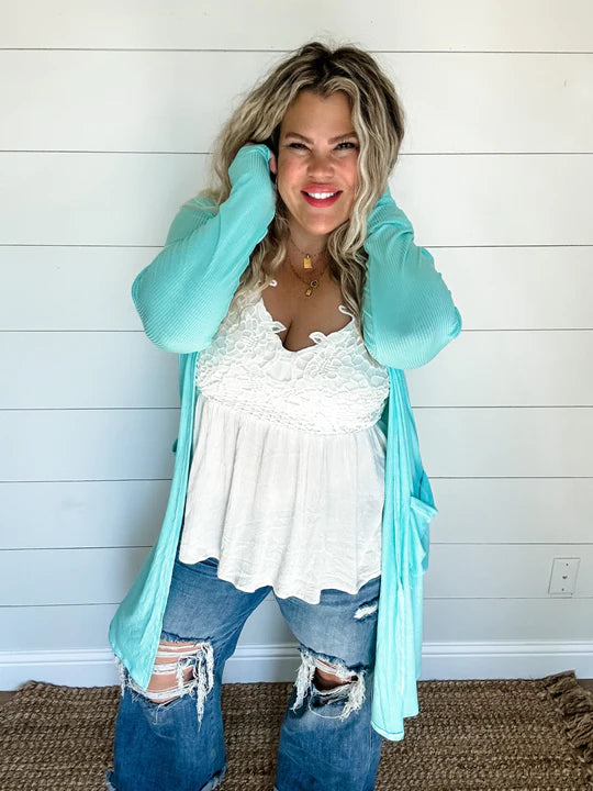 Sierra Ribbed Cardigan - 5 colors