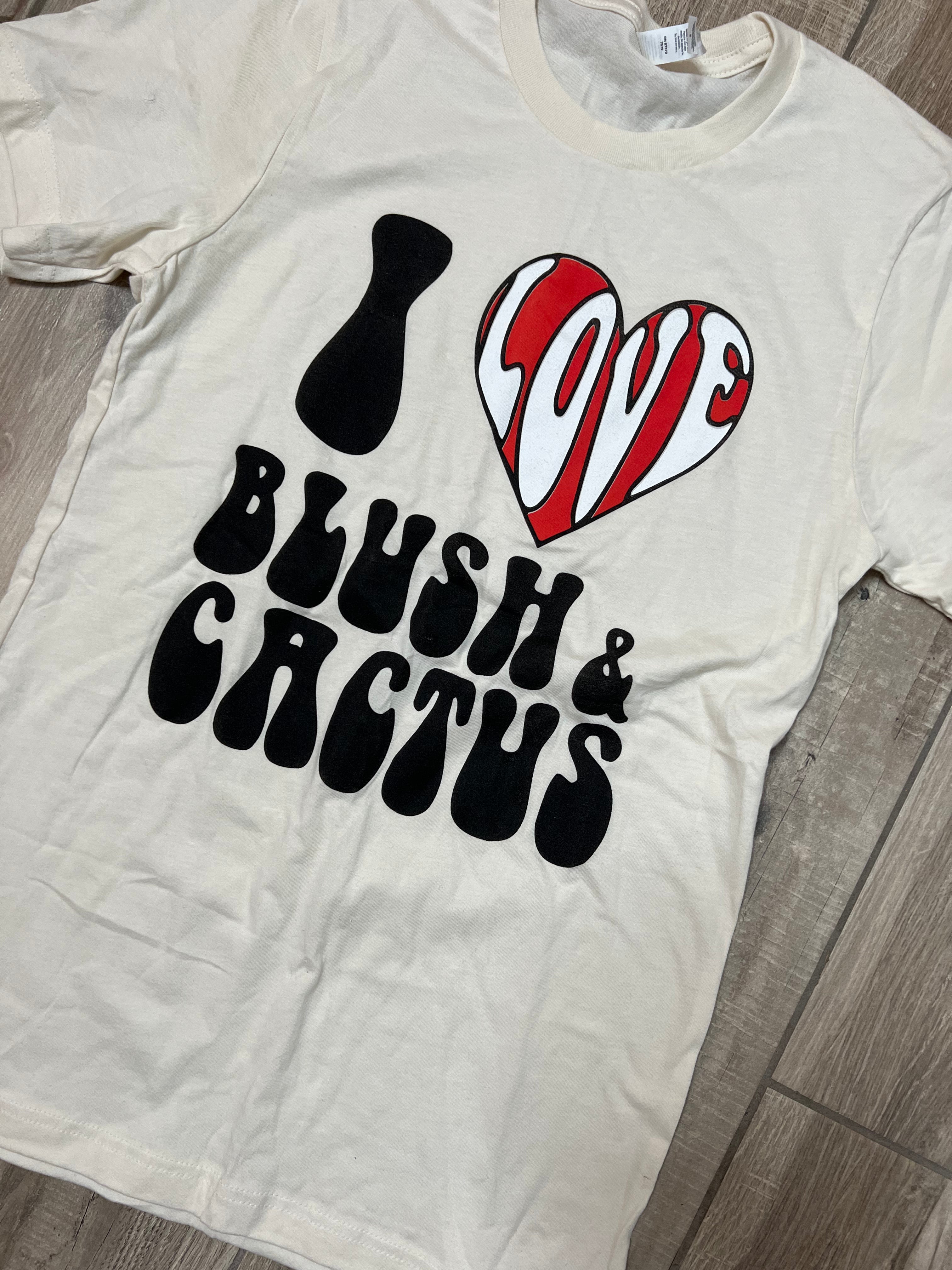 I ♥️ Blush & Cactus Tee