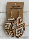 Fall Chevron Earrings