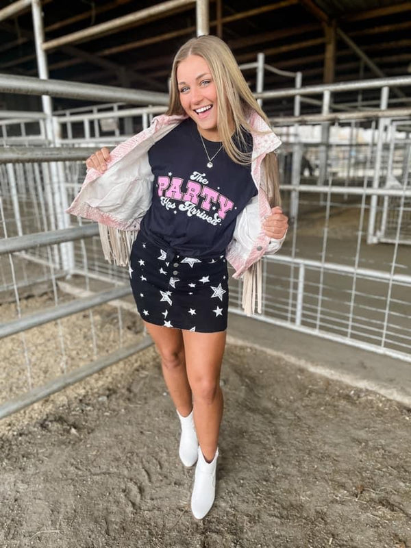 Party Has Arrived Graphic Tee
