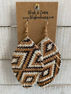 Fall Chevron Earrings