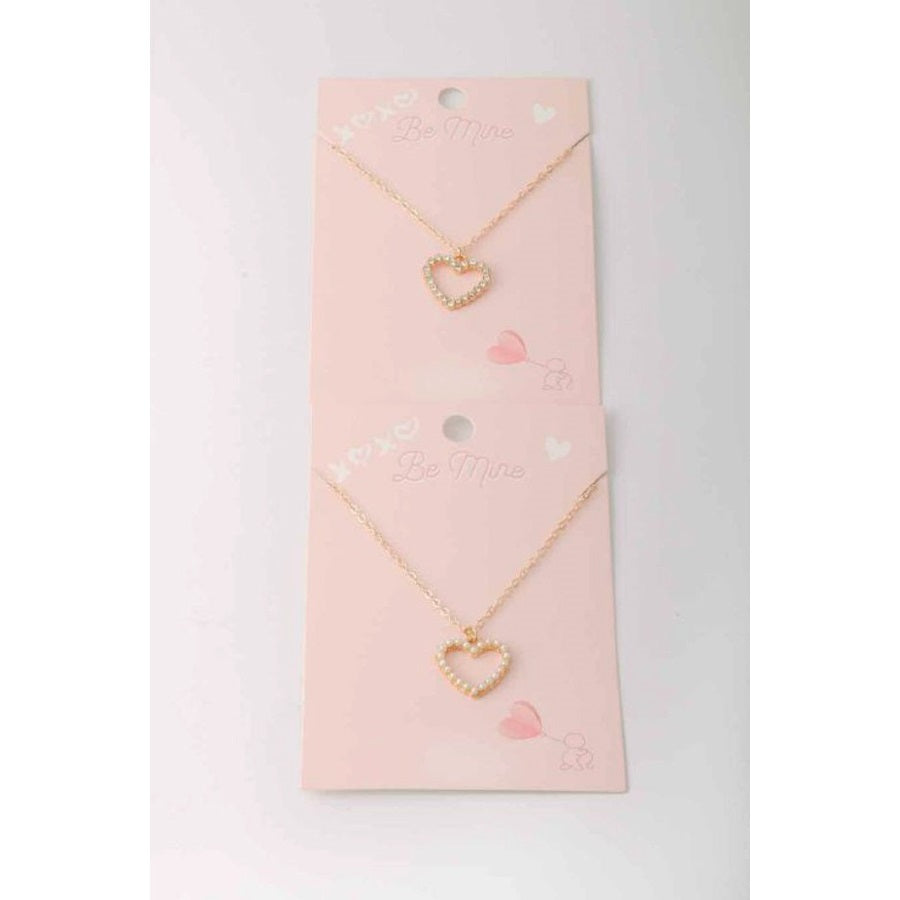 Mini Heart Charm Necklace