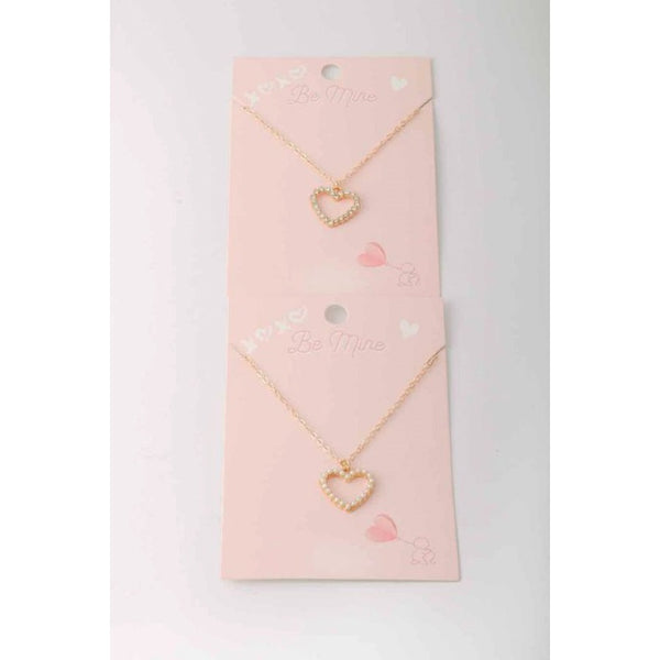 Mini Heart Charm Necklace