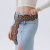 WESTERN CIRCLE BELT TURQUOISE EMBELLISHED - Blush & Cactus