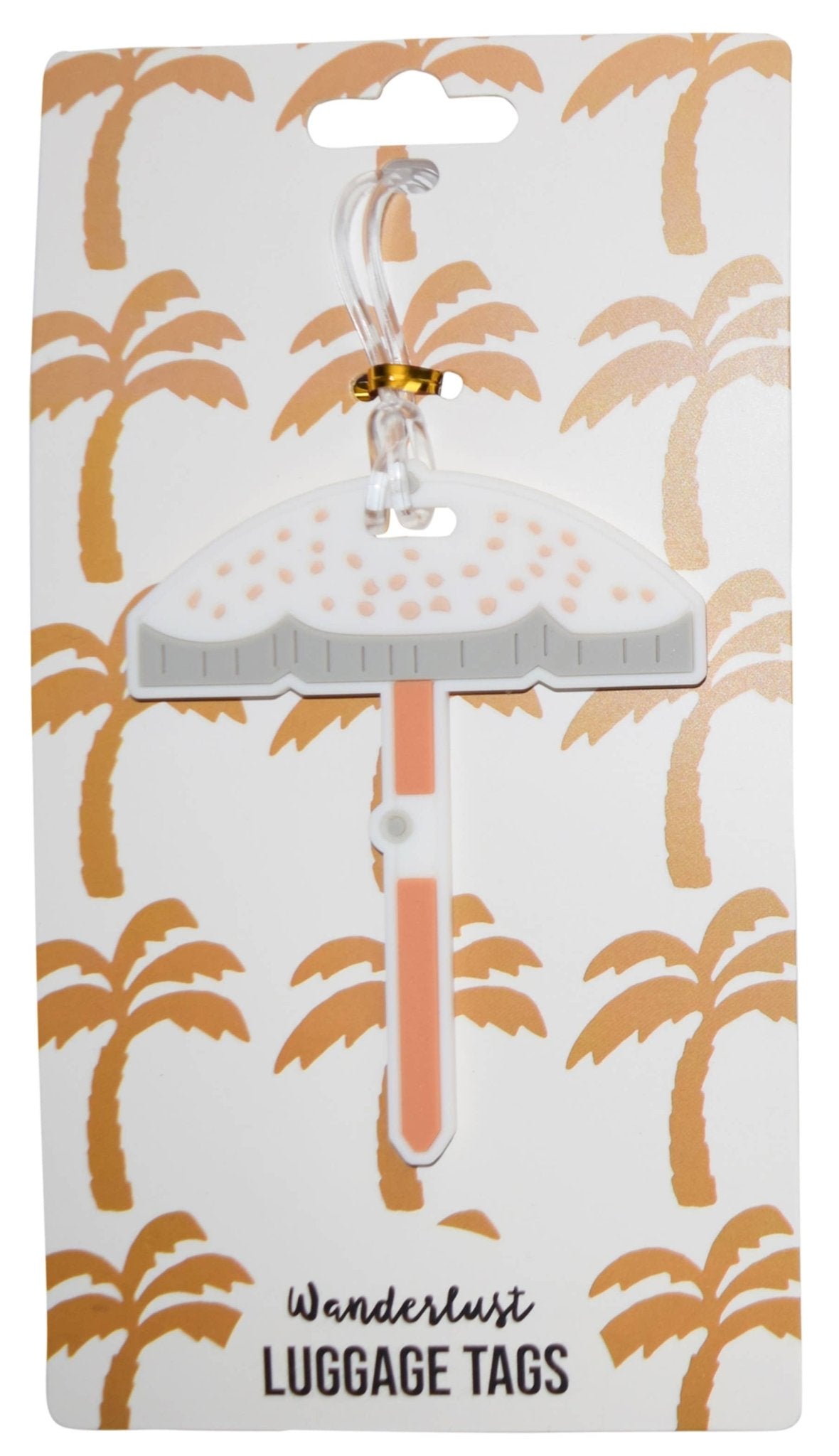 Assorted Silicone Luggage Tags - Blush & Cactus